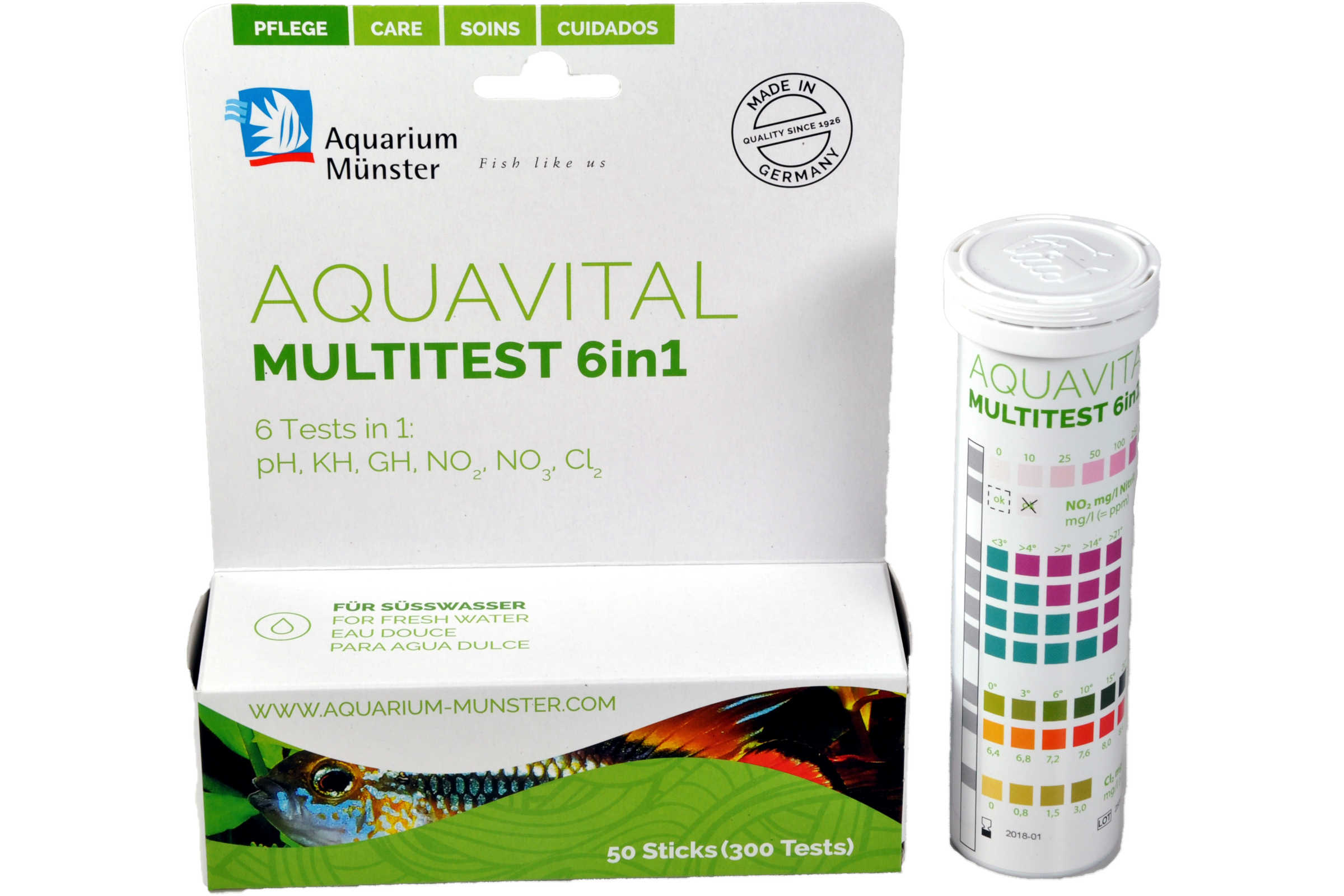 Aquavital Multitest 6in1 Teststreifen Packung